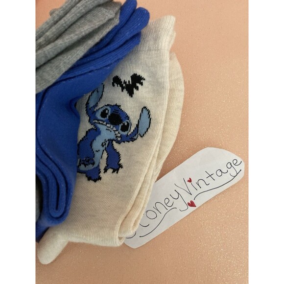 New Disney HALLOWEEN Crew Socks  MINNIE, Stitch, Spongebob, Wednesday - Picture 16 of 16